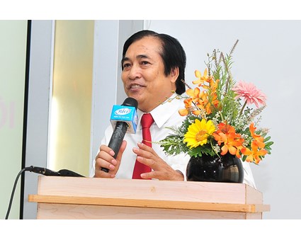 Ông Nguyễn Hiếu Liêm- Tổng GĐ công ty phát biểu