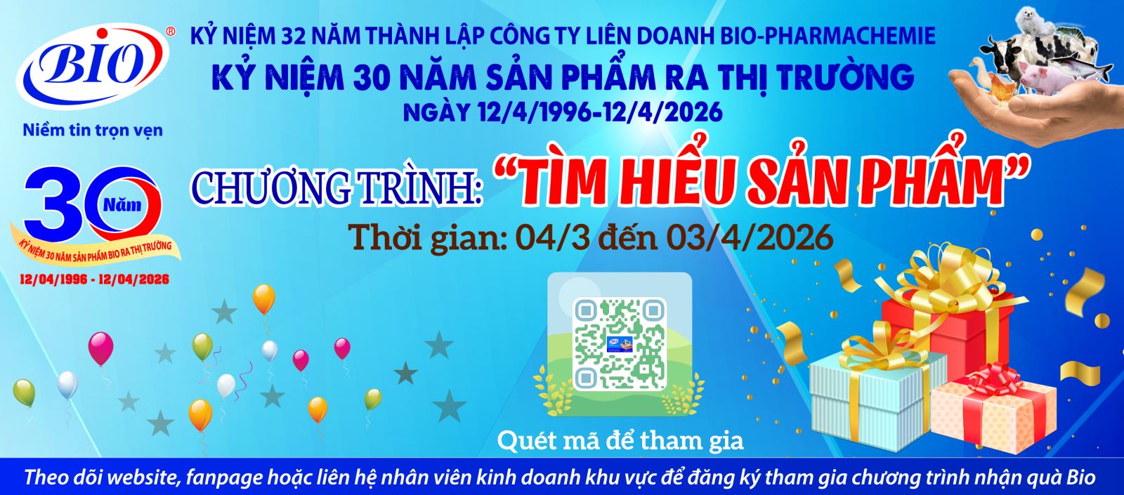 CHƯƠNG TRÌNH “TÌM HIỂU SẢN PHẨM BIO”