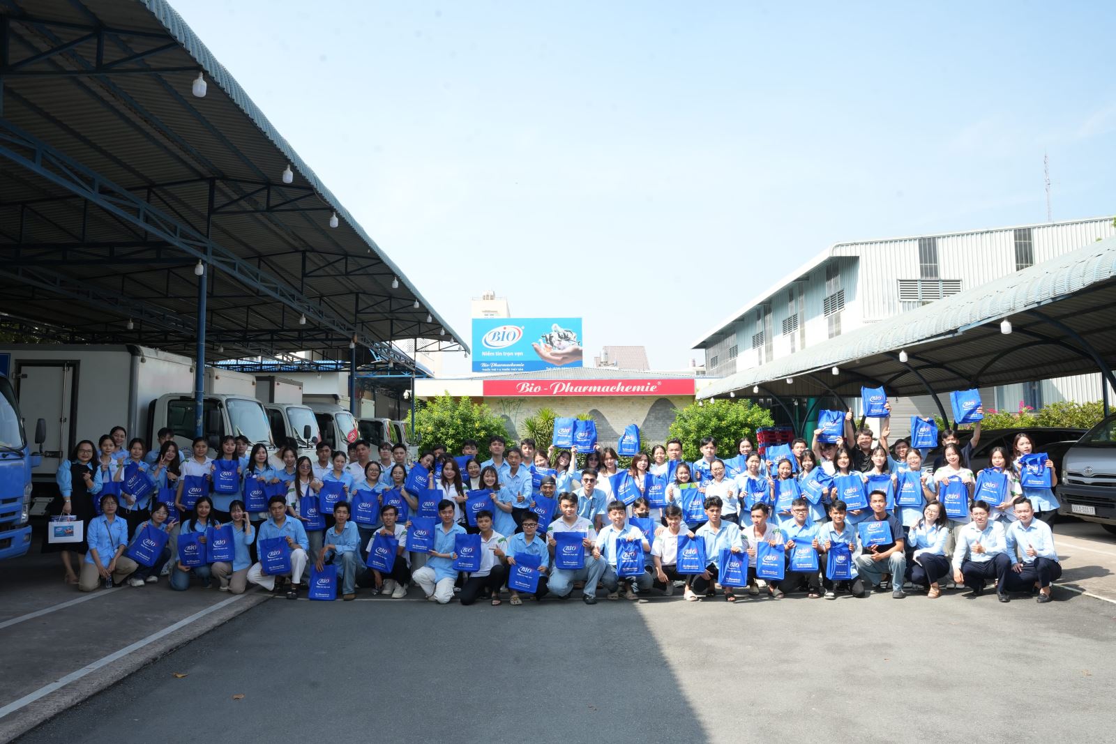 BIO-PHARMCHEMIE ĐÓN TIẾP ĐOÀN SINH VIÊN TRƯỜNG ĐẠI HỌC TÂY ĐÔ THAM QUAN